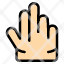 fingers-hand-three-icon