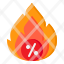 fire-shopping-discount-ecommerce-sale-icon