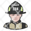 firefighter-white-female-coronavirus-icon