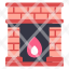 fireplace-christmas-fire-heat-home-room-icon