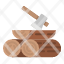 firewood-wood-trunk-tree-nature-icon