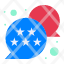 flag-usa-star-chat-bubble-icon