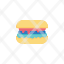 flat-icon-vegan-burger-icon