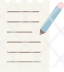 flat-notes-writing-pencil-study-document-checklist-icon