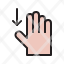 flick-down-arrow-hand-gestures-direction-finger-icon-icon