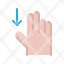 flick-down-arrow-hand-gestures-direction-finger-icon-icon
