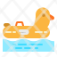float-duck-summer-swimming-pool-icon