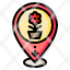 flower-location-pin-shop-store-icon