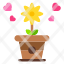 flowers-pot-heart-love-romance-miscellaneous-valentines-day-valentine-icon