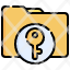 folder-key-security-file-document-icon