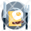 food-and-restaurant-egg-breakfast-sausage-bread-icon