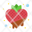 food-fruit-strawberry-vegetarian-heart-icon
