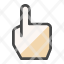 forefinger-tap-one-first-finger-icon