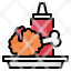 fried-chicken-food-ketchup-fast-icon