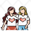 friends-friendship-women-partner-lesbian-love-lgbtq-icon