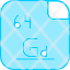 gadolinium-periodic-table-chemistry-atom-atomic-chromium-element-icon