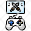 game-development-filloutline-action-video-sword-joystick-icon