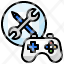 game-development-filloutline-customization-technical-support-edit-tools-wrench-joystick-icon