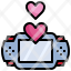 game-joystick-technology-heart-love-icon