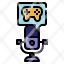 gaming-console-podcast-gammer-audio-chat-communications-icon