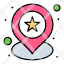 geo-location-star-pin-icon