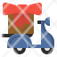 gift-delivery-surprise-scooter-birthday-icon