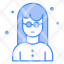 glasses-wearing-woman-female-girl-nerd-sign-icon