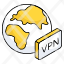 global-vpn-virtual-private-network-worldwide-vpn-international-vpn-private-connection-icon