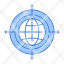 globe-focus-target-connected-icon