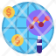 globe-magnify-fine-currency-icon
