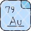 gold-periodic-table-chemistry-atom-atomic-chromium-element-icon