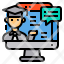 graduate-student-elearning-computer-online-icon