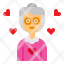 grandmother-old-woman-love-family-icon