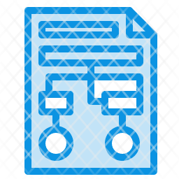 graph icon, paper icon, process icon, wireframe icon, document icon