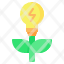 green-plant-lightbulb-energy-ecology-icon
