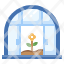 greenhouse-flaticon-flower-smart-farm-botanical-farming-gardening-icon