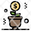 growing-money-plant-pot-success-icon