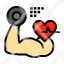 growth-muscle-heart-beat-icon