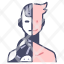 half-face-ai-cyborg-future-head-human-robot-icon