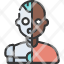 half-human-robot-cyborg-robotics-icon