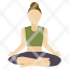 half-lotus-pose-yoga-icon
