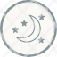 half-moon-space-galaxy-universe-science-astronomy-weather-night-icon