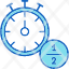 half-time-an-image-of-a-clock-or-stopwatch-indicating-the-halfway-icon
