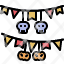 halloween-garland-party-ghost-flag-icon