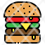hamburger-bun-fastfood-burger-meat-icon