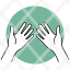 hand-clean-pictogram-icon
