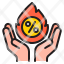 hand-fire-percent-tag-discount-sale-icon