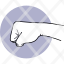 hand-fist-punch-punching-attack-pictogram-icon