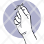 hand-holding-nail-screw-pictogram-icon