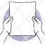 hand-holding-paper-piece-empty-blank-white-pictogram-icon